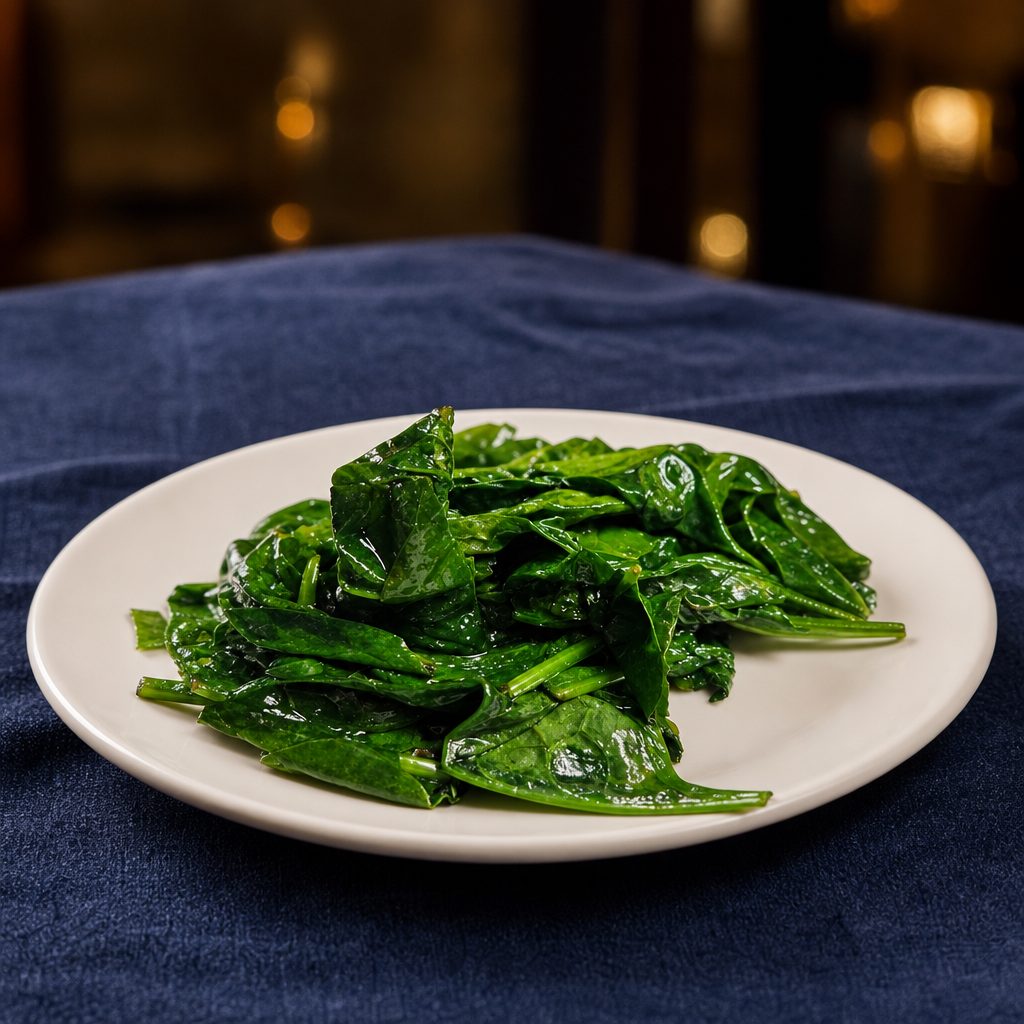 Sautéed Spinach.