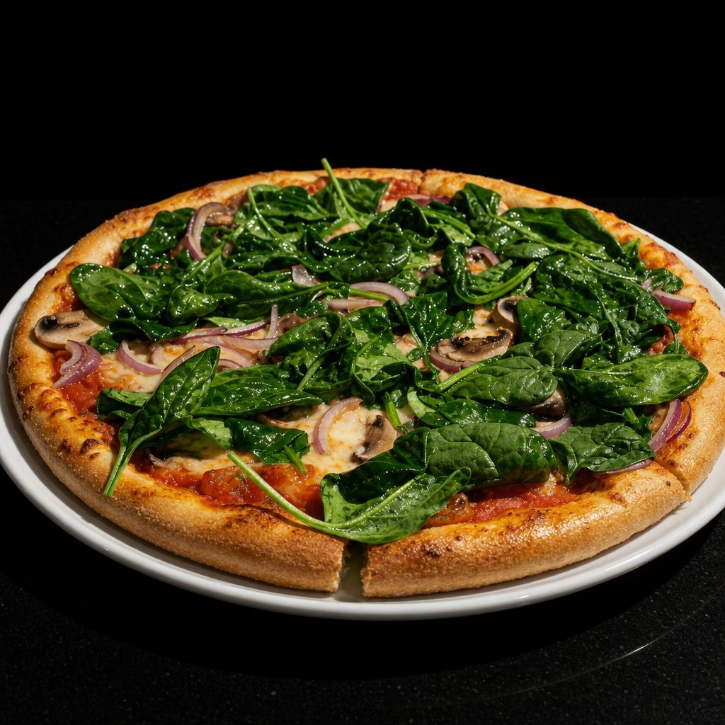 12" GF Crust Veggie Pizza.