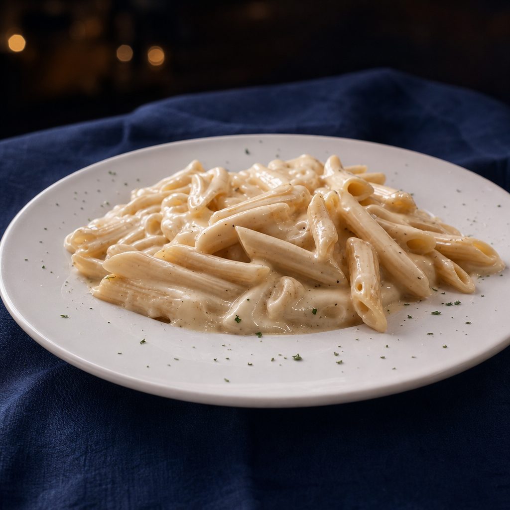 Penne Al Quattro Formaggi.